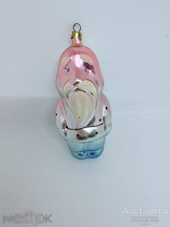 Елочная  игрушка . Ссср. Дед. Старик. Курочка ряба
