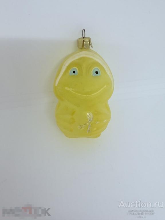 Елочная  игрушка . Ссср. Лягушка. Теремок