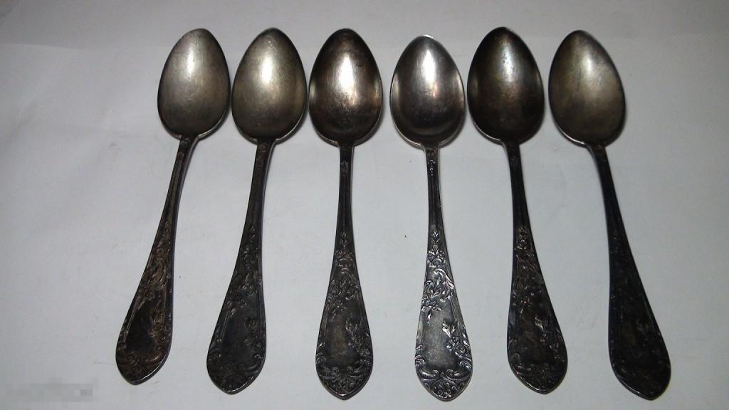 Ложки десертные  мельхиор  А8