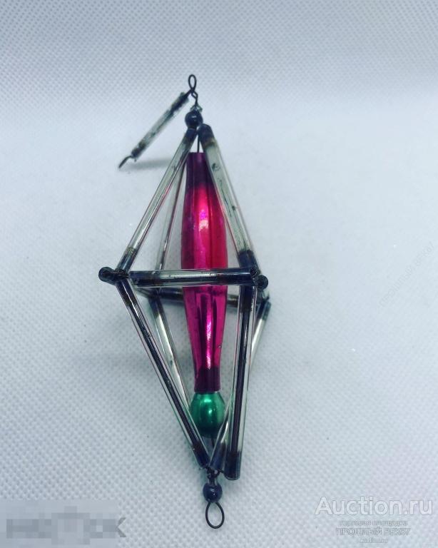 Елочная игрушка. Конструкция. Стеклярус Ссср