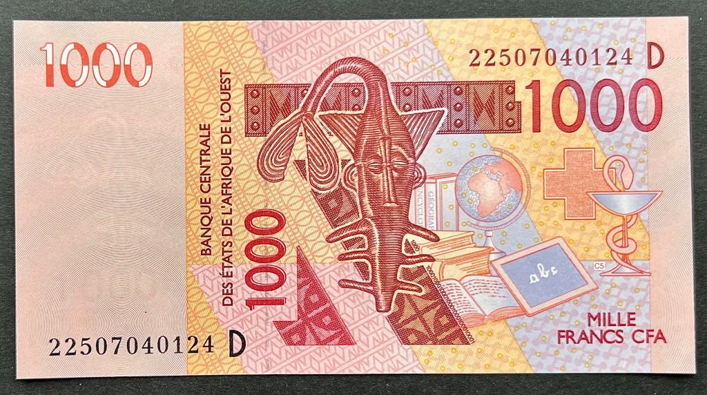 МАЛИ 1000 ФРАНКОВ 2003 (2022) ГОД ЛИТЕРА D UNC