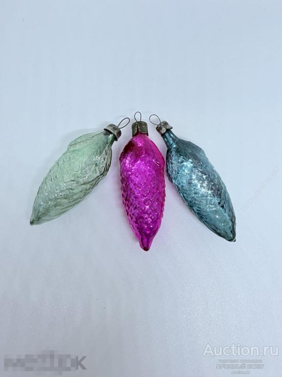 Елочная  игрушка . Ссср. Шишки Одним лотом