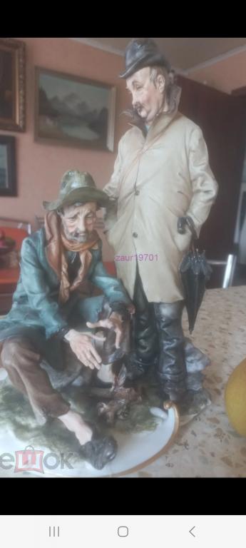 Каподимонте! CAPODIMONTE! Два Бродяги, Нищие Tyche Tosca ШЕДЕВР ЧУДО RRR