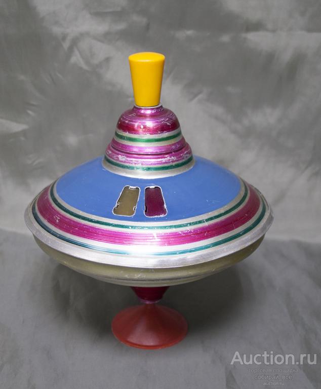 Игрушка детская Юла, металл, высота 21 см, диаметр 16,5 см (15)