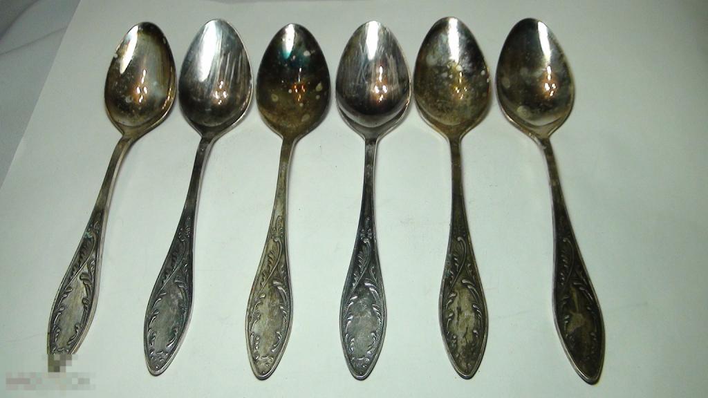 Столовые ложки мельхиор 55