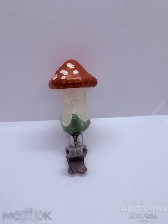 Елочная  игрушка . Мухомор 🍄. Гриб Ссср .