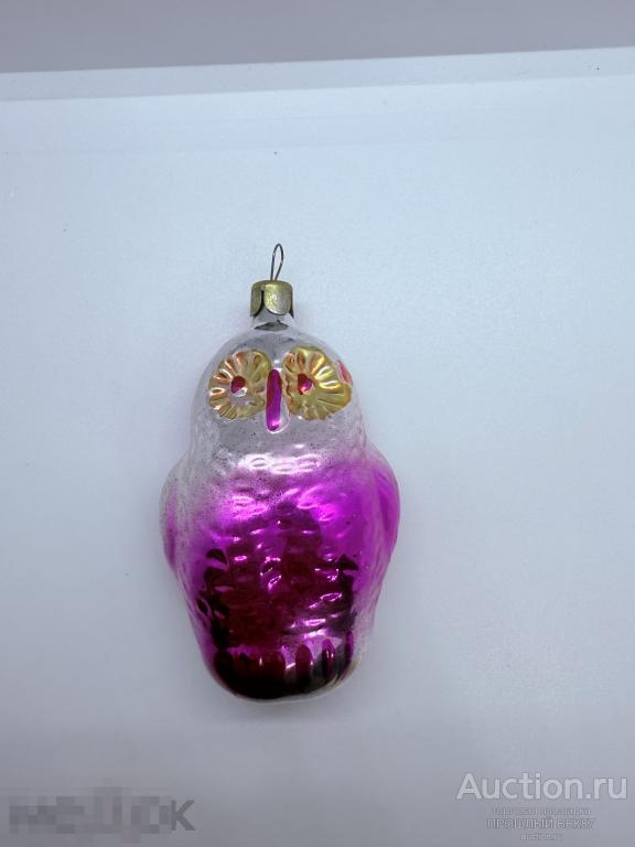 Елочная  игрушка . Ссср. Филин. Сова