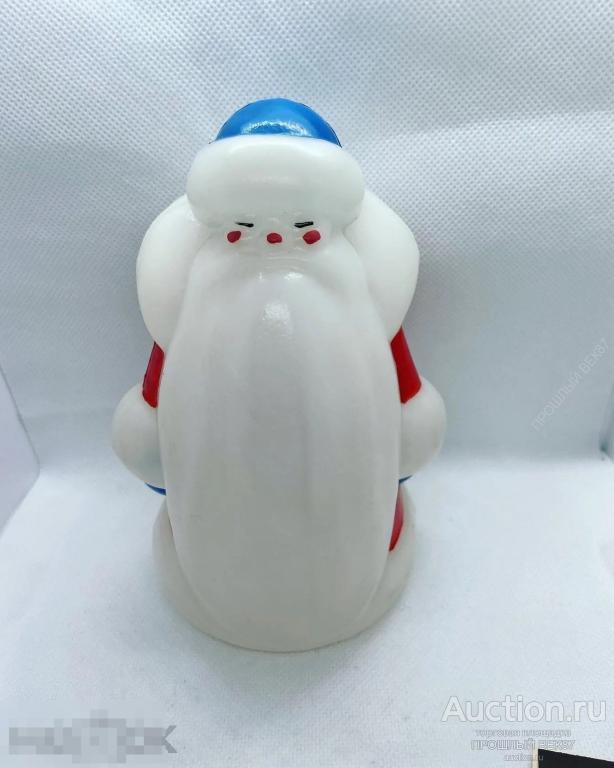 Елочная игрушка. Дед Мороз. Пластик . Мини . Ссср