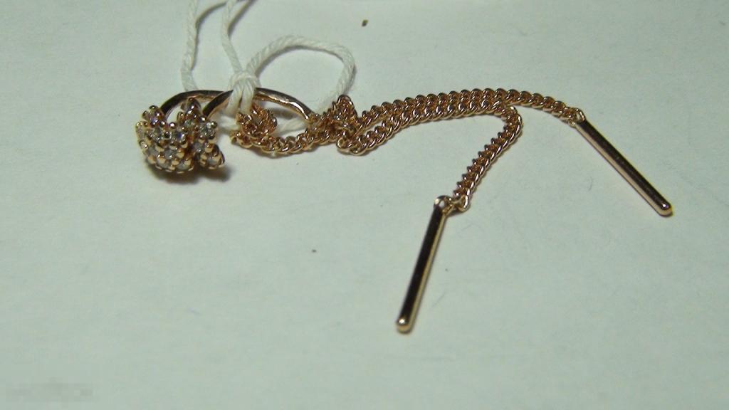 Серьги 925 проба   позолота  0,8гр.