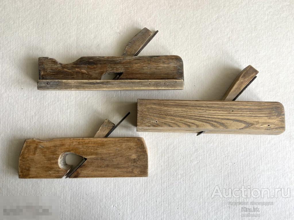 3 шт Калёвка. Рубанок СССР. С лезвиями. Ручной инструмент