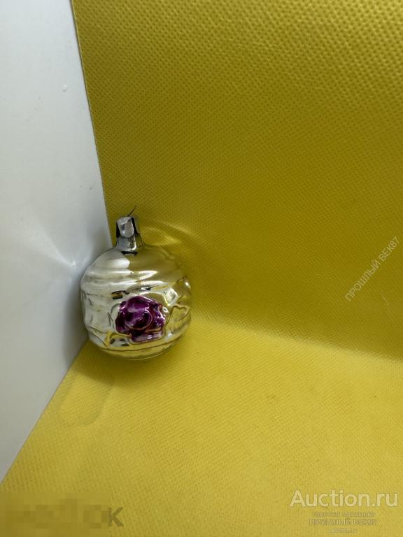 Елочная игрушка.  Шар. Роза. Каталог.  СССР