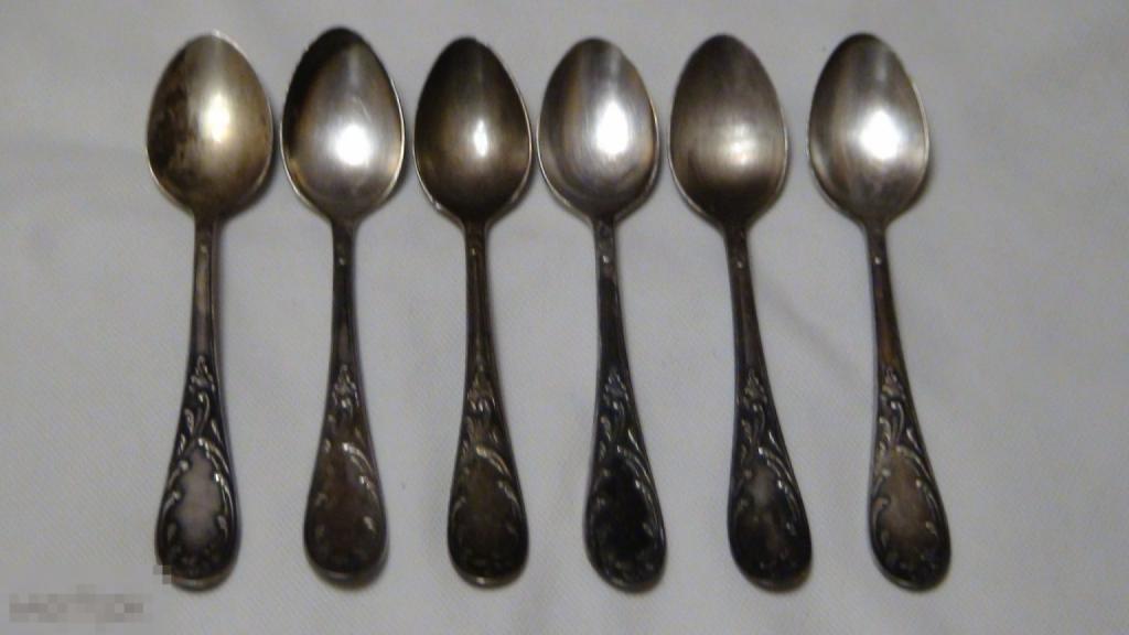 Чайные ложки мельхиор 70