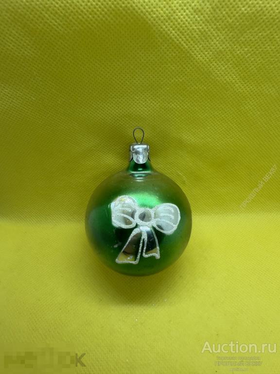 Елочная игрушка . Шар . Бант. Бантик Ссср
