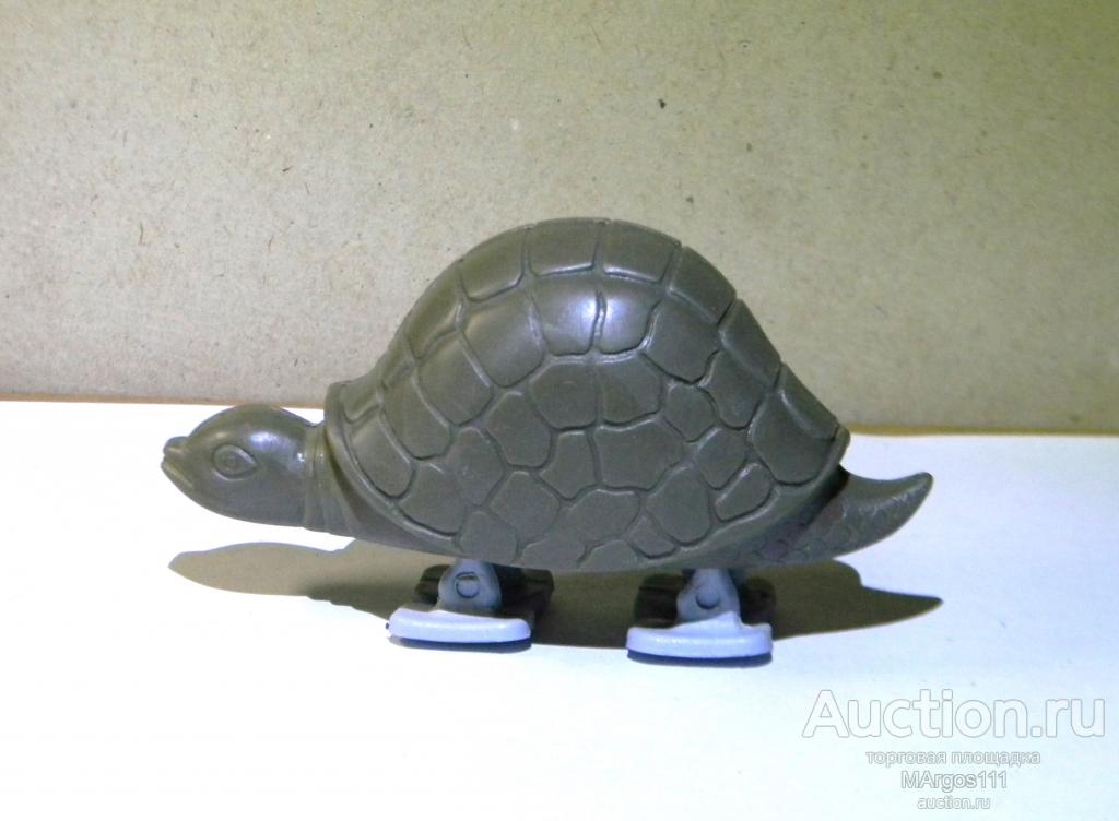Игрушка СССР Черепаха Черепашка Ходячая Пластик