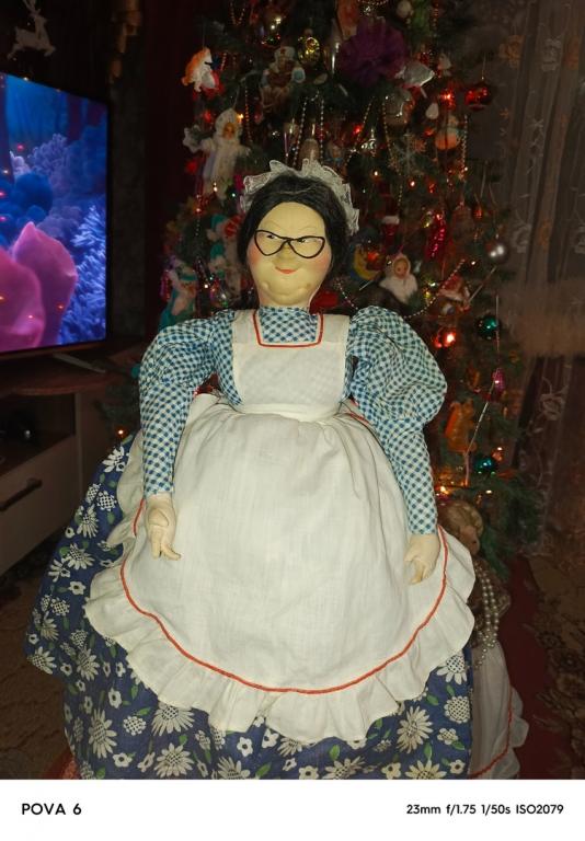 кукла баба на чайник ссср