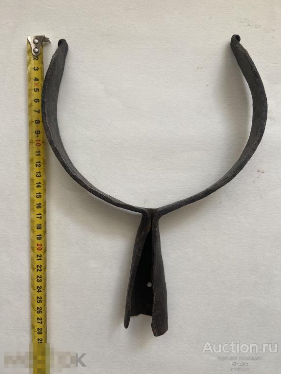 Ухват. Для горшка чугунка. Кованый ухват. Металл