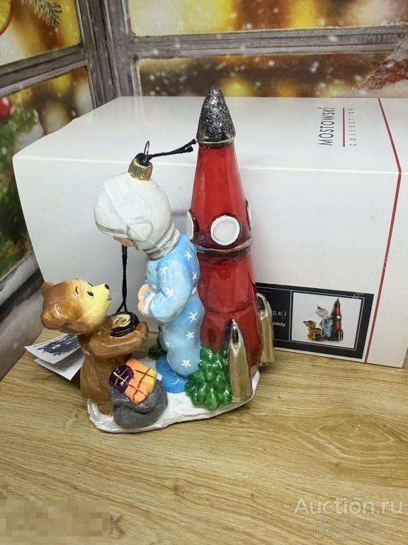 Елочная игрушка. Космонавт Польша . Komozja .Ручная работа. Стекло. Коллекционная