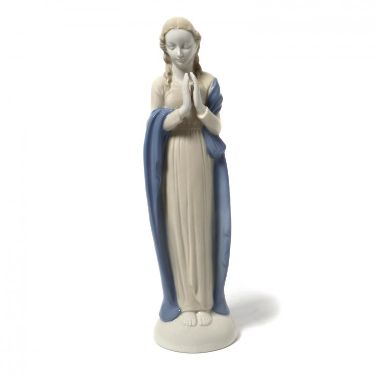 Фарфоровая фигура "Молящаяся девушка". Lippelsdorf