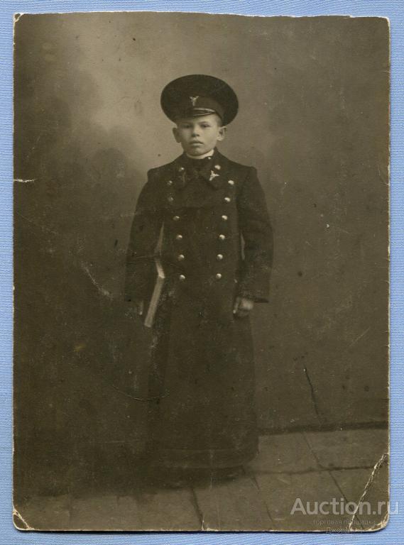 Гимназист Фото на память Вениамин Левин дяде в г. Одесса 1913 Иудаика