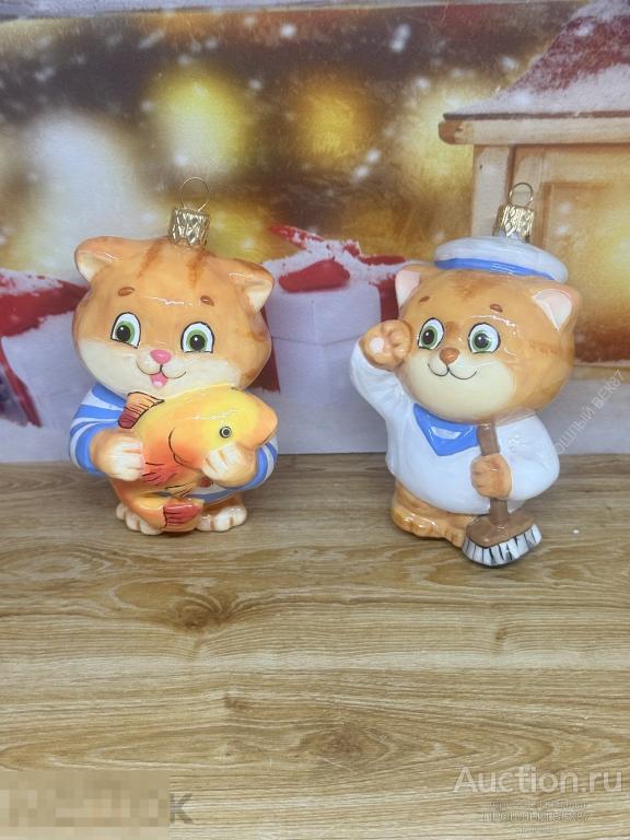 Елочная игрушка. Морской котик . Польша . Spectrum.Ручная работа. Стекло. Коллекционная