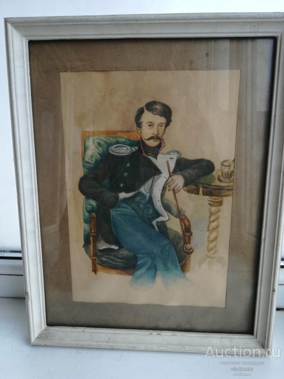 Акварель Портрет министра А.Е. Тимашева