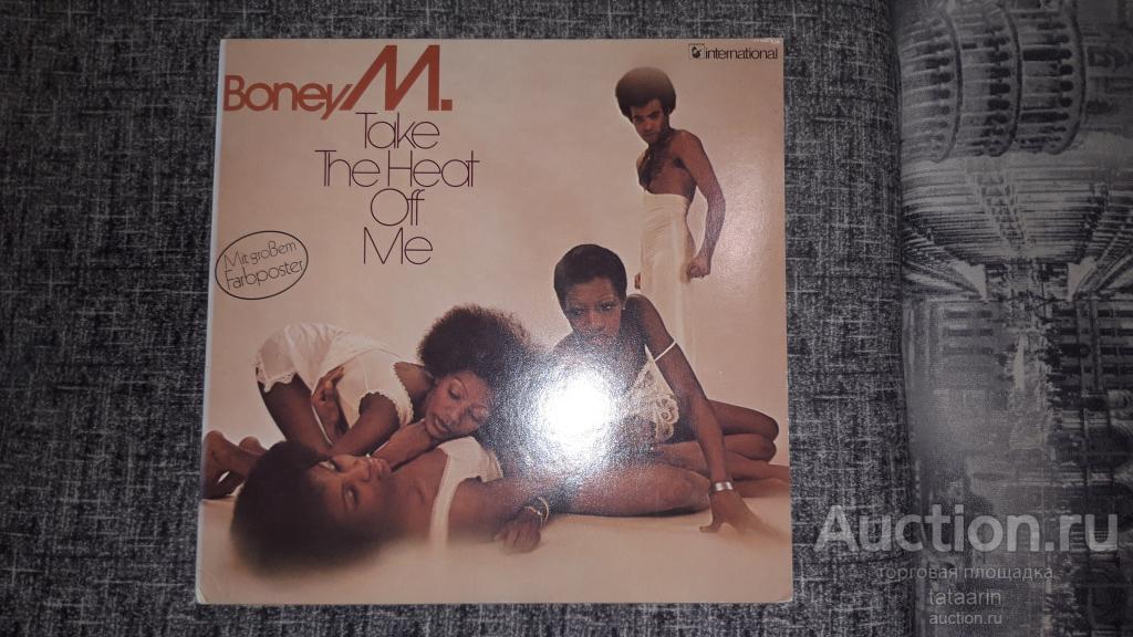 LP BONEY M ‎– Take The Heat Off Me ,1978г, POSTER, Gema