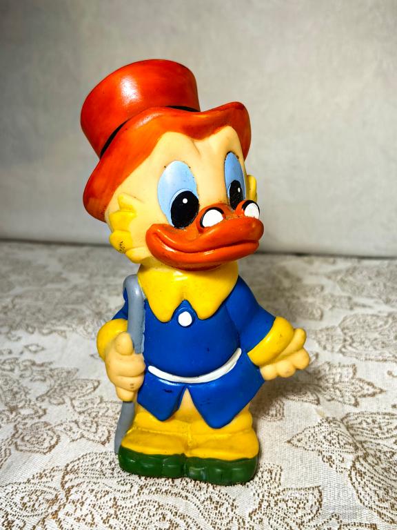 Игрушка резина Резиновая Скрудж Макдак Дисней СССР клеймо