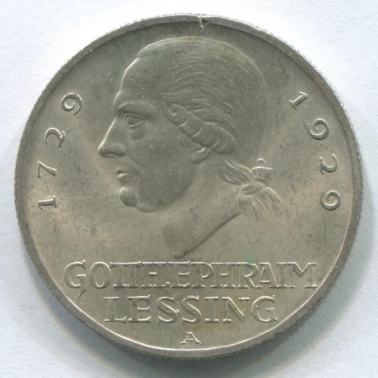 ГЕРМАНИЯ/ВЕЙМАР 3 МАРКИ 1929 AUNC