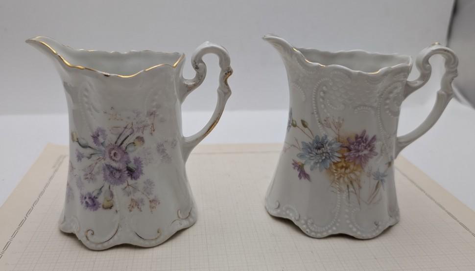 Weimar Porzellan молочники старинные 2 шт. (A814)