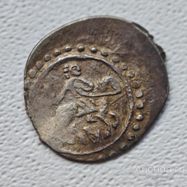 Удельная деньга Василий  Дмитриевич  ВКМ 1418-1425 Сокольник / подражание  , отличная