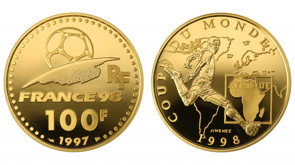 Франция. 100 франков 1997 года. Proof.  272890