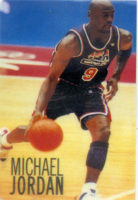 Календарик 2001 - Майкл Джордан - Michael Jordan - Чикаго Буллз - НБА - NBA - Баскетбол