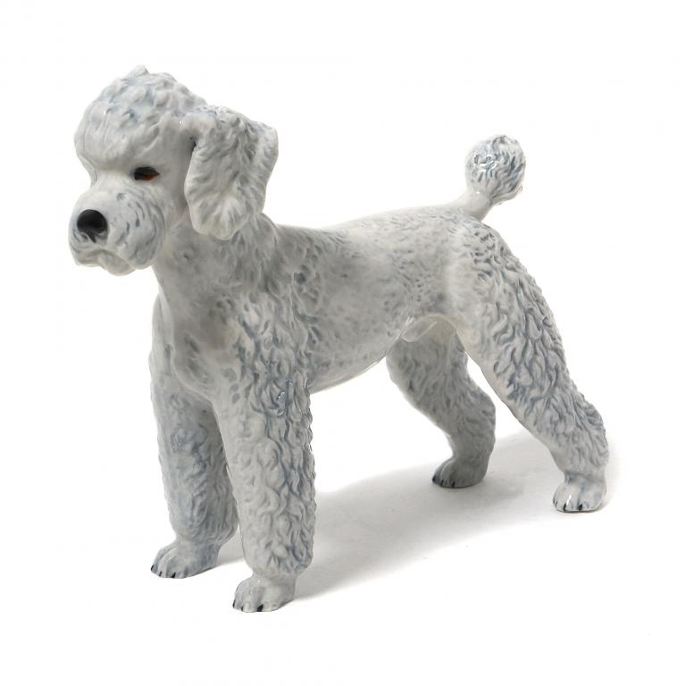 Фарфоровая фигура "Пудель". Goebel