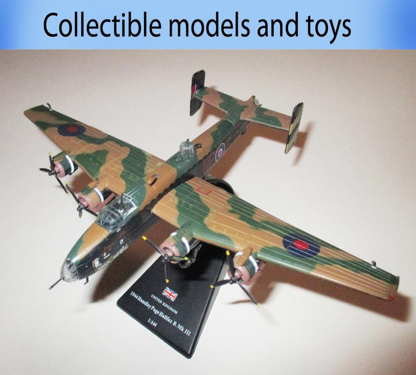 модель самолета HANDLEY PAGE HALIFAX B MK III (ВНИМАНИЕ!!! читайте описание)