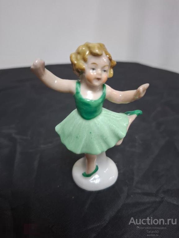 Статуэтка "Маленькая балерина", фарфор, роспись, Германия, 1930-1970 гг.