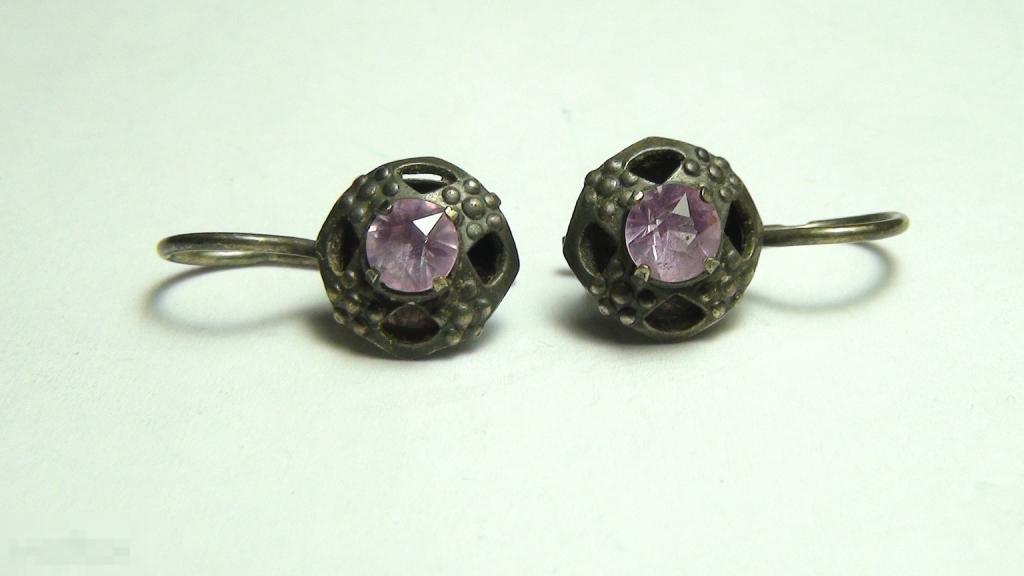 Серьги 875 проба 1,8гр
