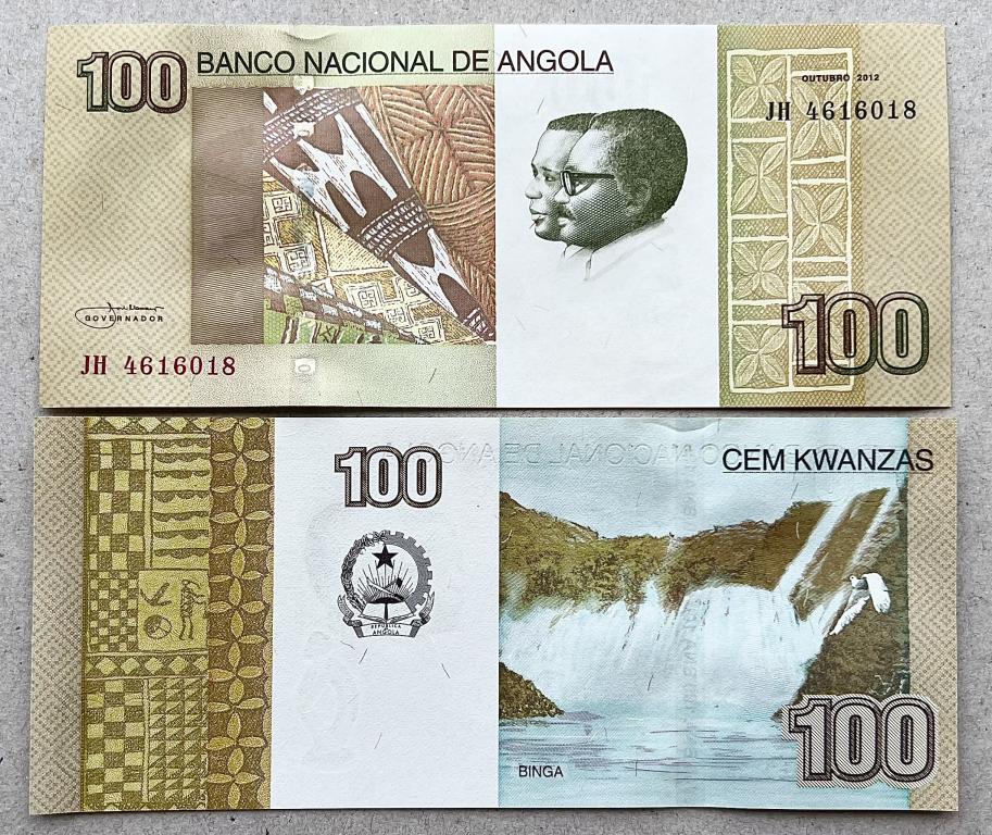 АНГОЛА 100 КВАНЗА 2012 ГОД UNC