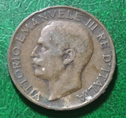 Италия 5 чентезимо 1921 год монета