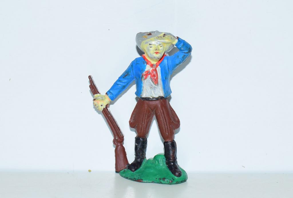 Солдатики ГДР- Ковбои Деви Крокет.