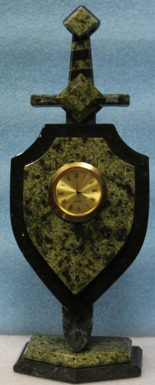 Щит и меч Природный камень МВД ФСБ Полиция Подарок.