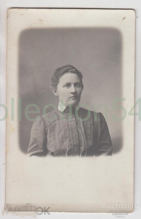 Дореволюционное фото. Дама платье.