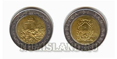 Сан-Марино 500 лир 1988 UNC