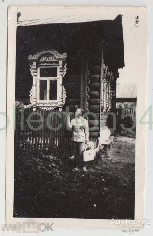 Деревянное зодчество. Резные наличники. Мстера Вязники Владимир 1972г.