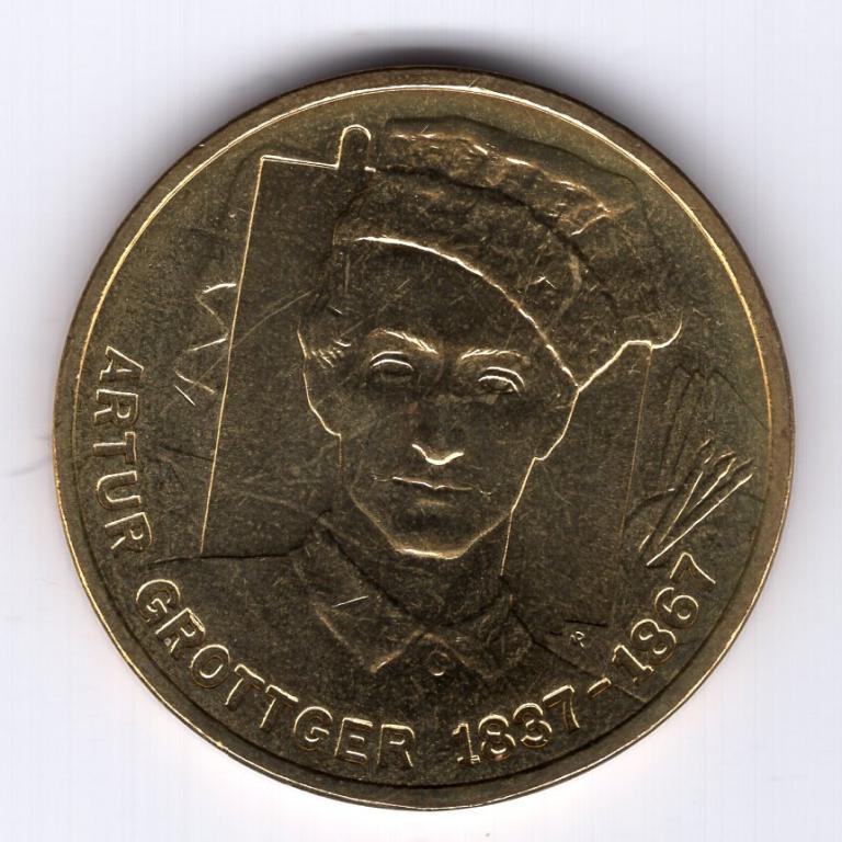 2 злотых - Польша - 2010 - Художник Артур Гроттер