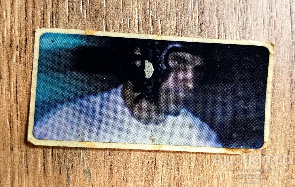 Вкладыш от жевательной резинки наклейка Кличко Бокс 9