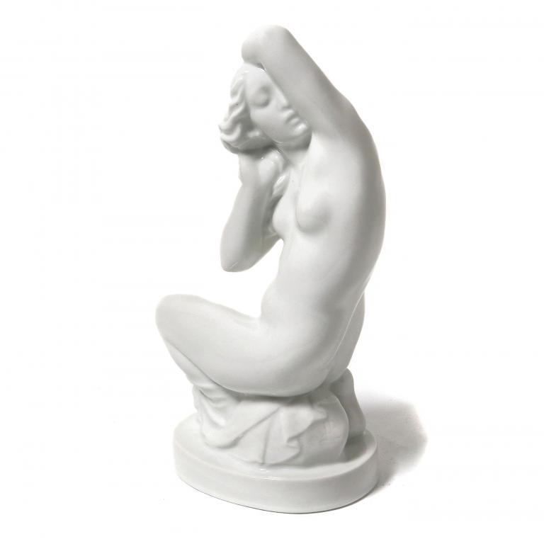 Фарфоровая фигура Обнажённая девушка. Dahl-Jensen