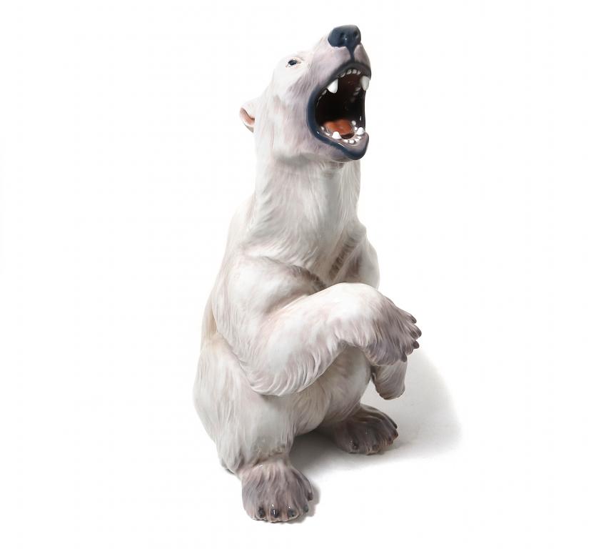 Фарфоровая фигура "Белый медведь". Dahl-Jensen.