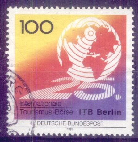 ФРГ 1991 Mi# 1495  Плакат Туризм  гаш