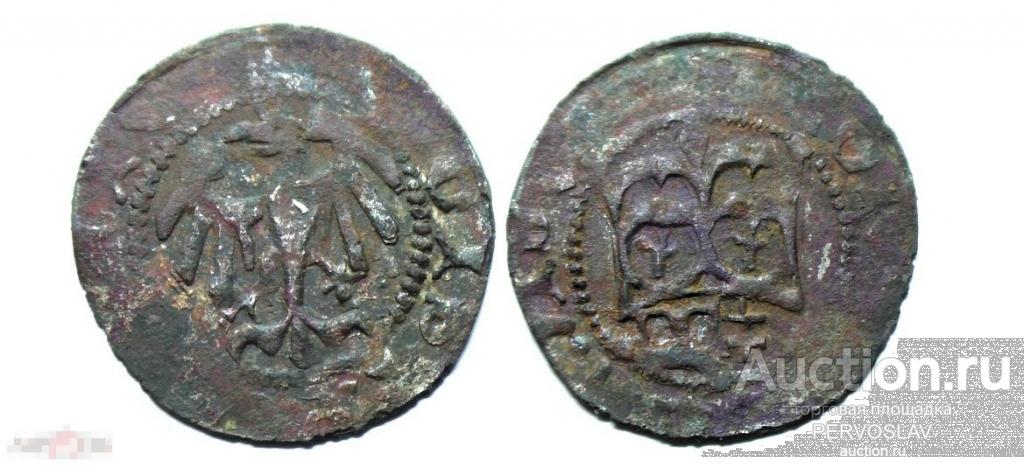 Владислав Ягайло Полугрош 14 век. Редкая! Рекомендую!