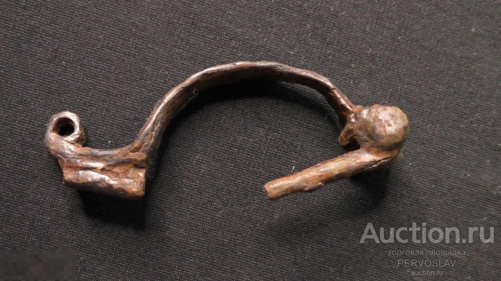Древняя железная фибула. Домонгол. Оригинал!